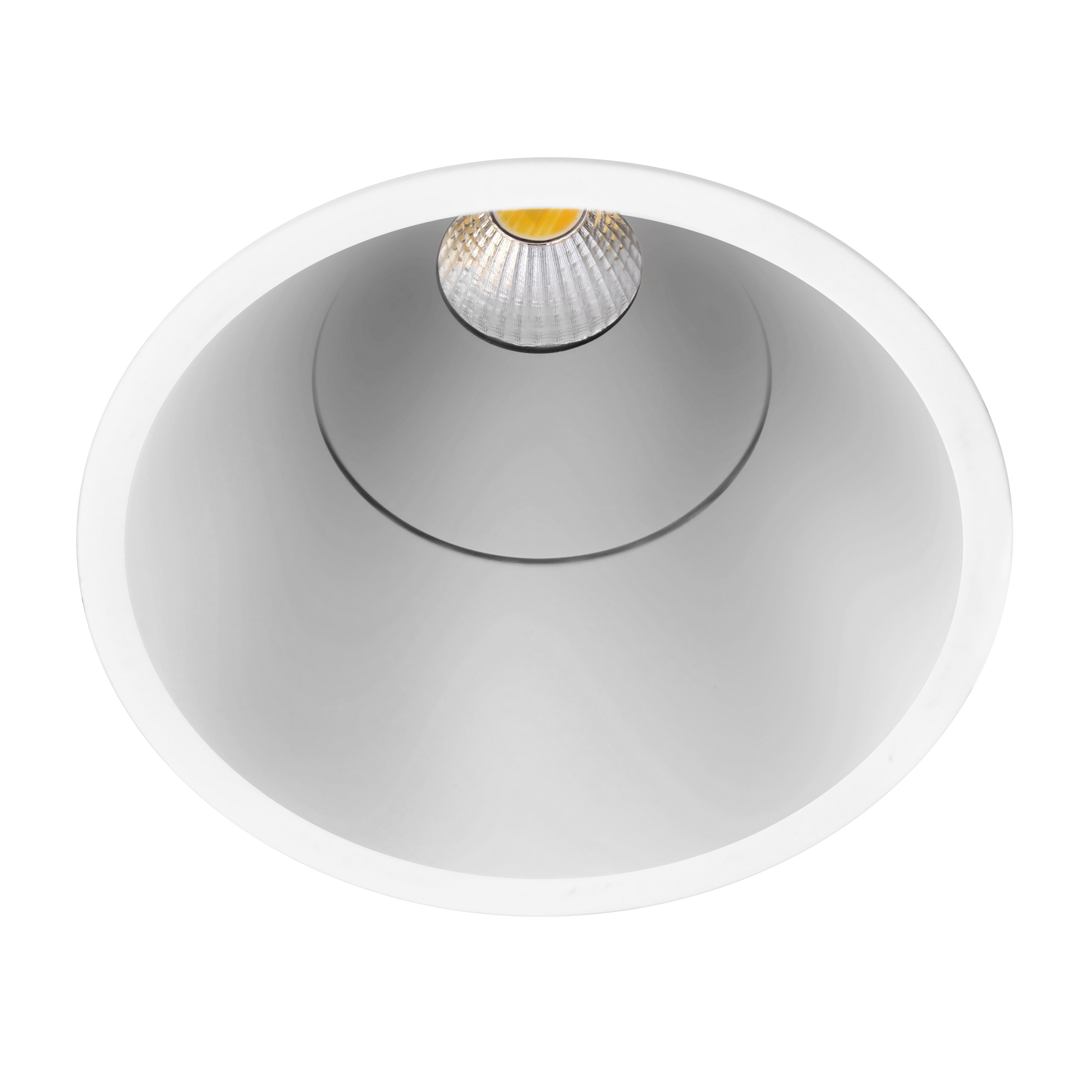 Indigo Lighting - ELENA XL RDX 10W 820Lm 45° IP65 DIM Mat wit Zilver - DO57953