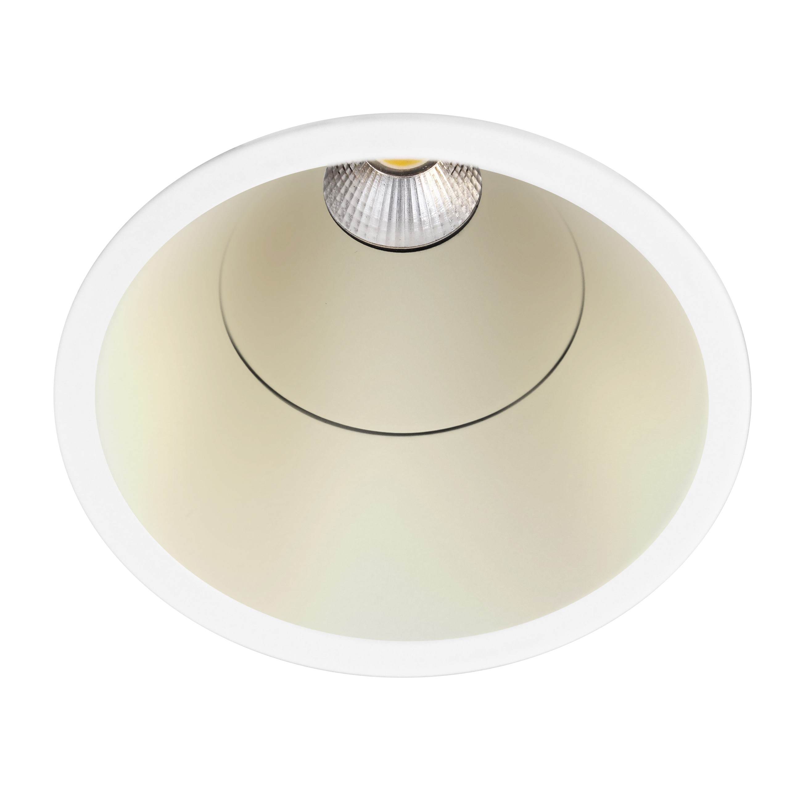 Indigo Lighting - ELENA L RDX 7,5W 700Lm 38° IP65 DALI Mat wit Mat messing - DO58548