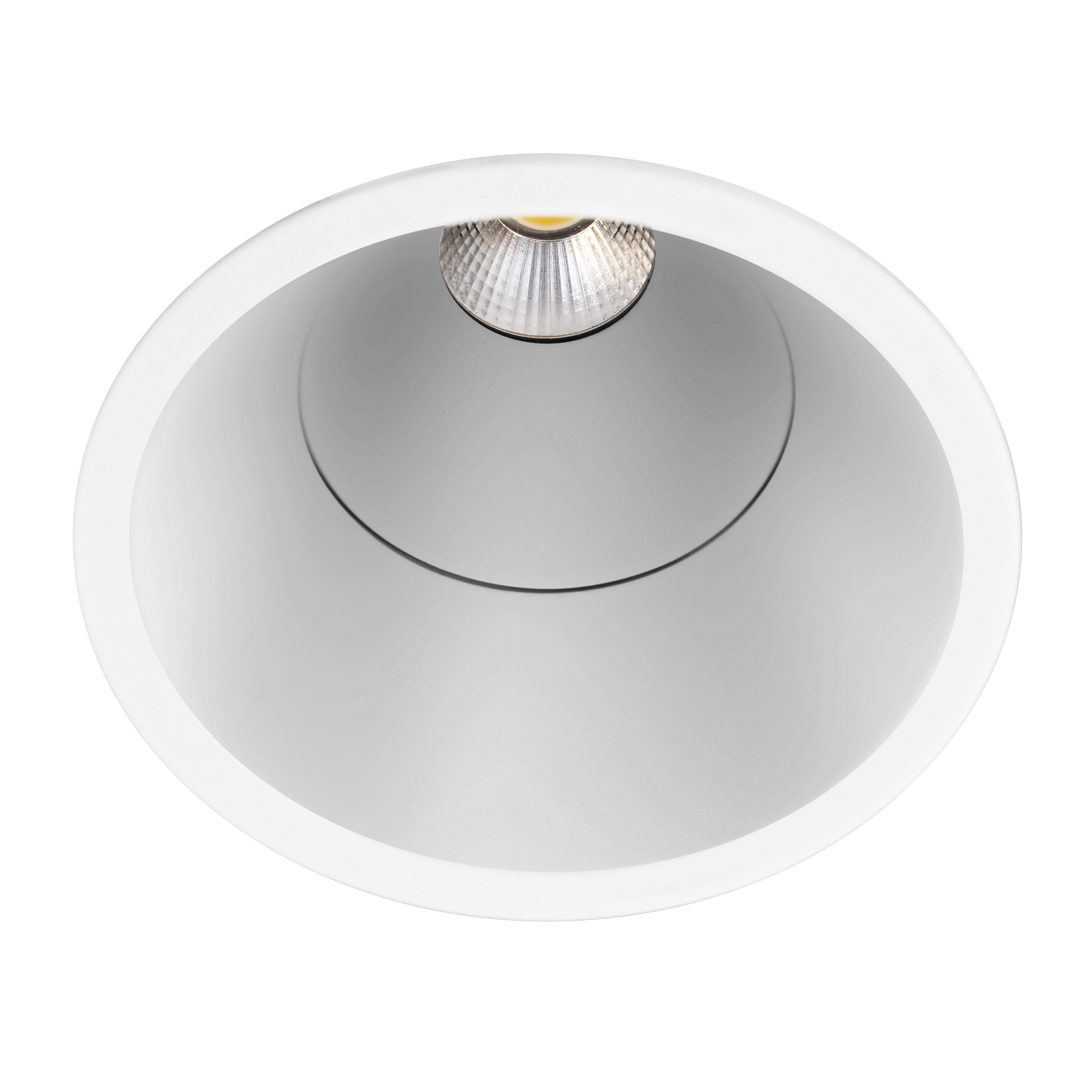 Indigo Lighting - ELENA L RDX 7,5W 700Lm 38° IP65 DALI Mat wit Zilver - DO58553