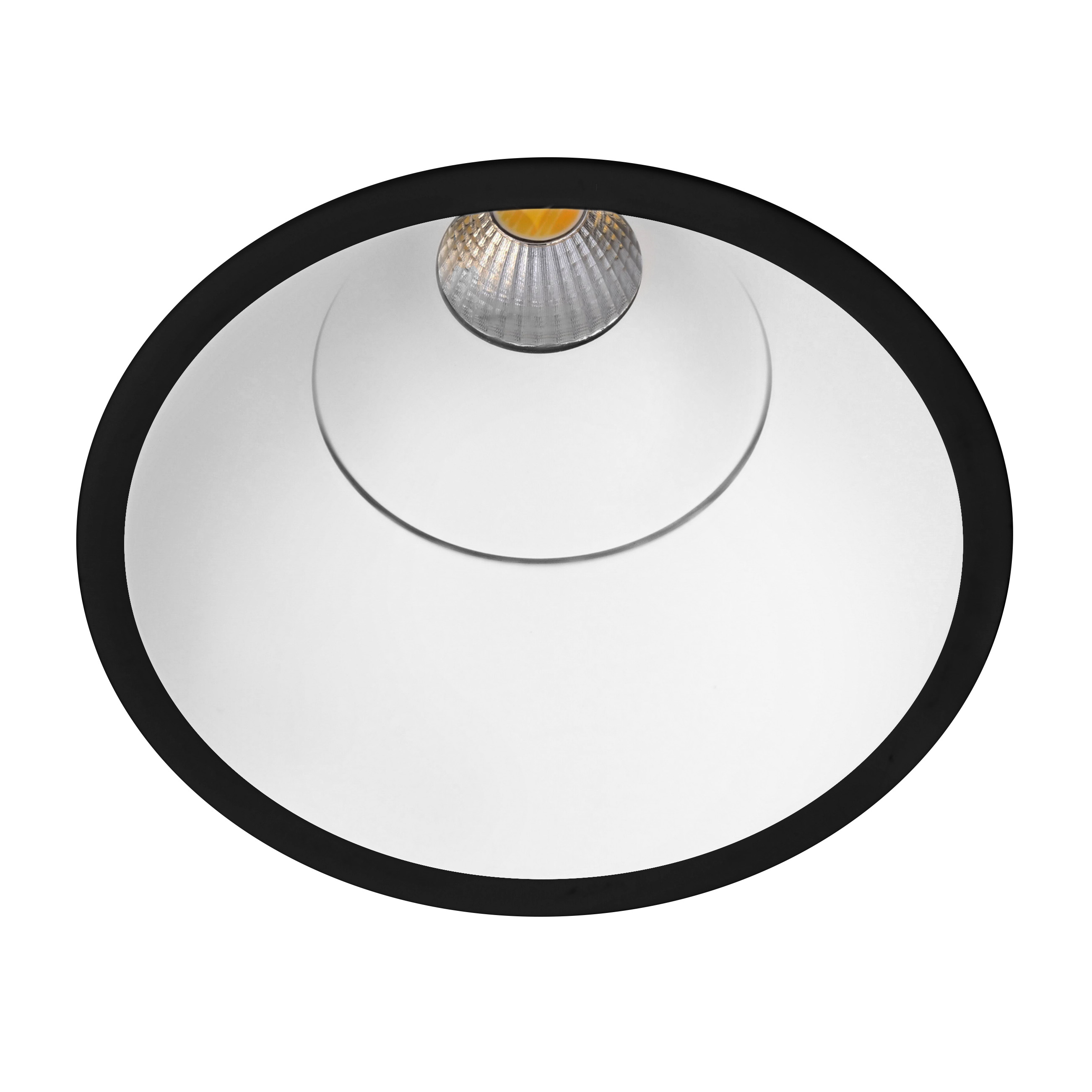 Indigo Lighting - ELENA XL RDX 10W 820Lm 45° IP65 DALI Mat zwart Mat wit - DO58735