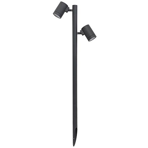 Indigo Lighting - GUNZY 2 P 2x8W 2x760Lm 3000K 38° IP66 Antraciet - OU457WW24