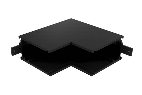 Indigo Lighting - VERBINDING L 90° WAND BINNEN MET TR24805 Mat zwart - TR24405