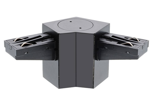 Indigo Lighting - ELEK VERBINDING DUBBEL 120° PLAFOND Mat zwart - TR37205