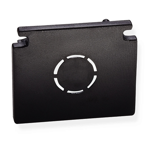 Indigo Lighting - EINDKAP VOOR M RAIL Mat zwart - TR48205