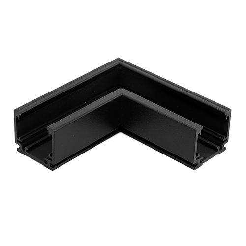 Indigo Lighting - VERBINDINGSPROFIEL 90° LINKS PLAFOND VOOR M RAIL Mat zwart - TR48905