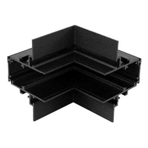 Indigo Lighting - VERBINDINGSPROFIEL 90° MUUR VOOR S RAIL Mat zwart - TR49605