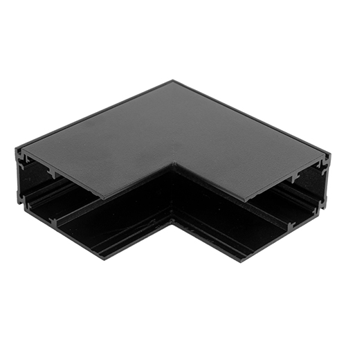 Indigo Lighting - VERBINDINGSPROFIEL 90° MUUR VOOR L RAIL Mat zwart - TR49705