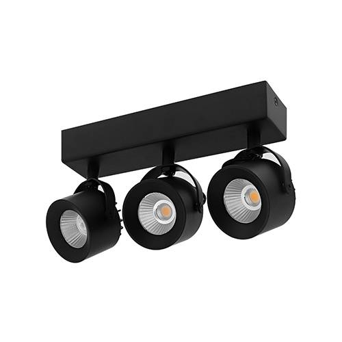 Indigo Lighting - PIXA 3 3x10W 3x1200Lm 3000K 38° DIM Mat zwart - WA13405