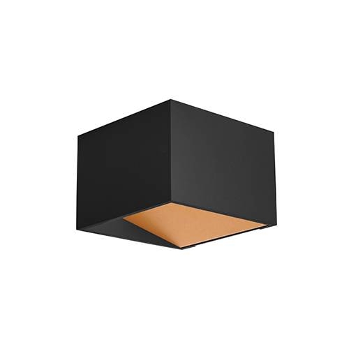 Indigo Lighting - KAVA 5W 500Lm 3000K DIM Mat zwart Mat koper - WA209WW18