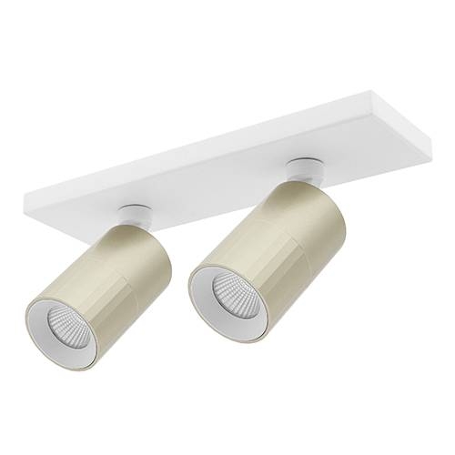 Indigo Lighting - AUREA 2 C 2x6W 2x715Lm 38° DIM Mat wit Champagne - WA25749
