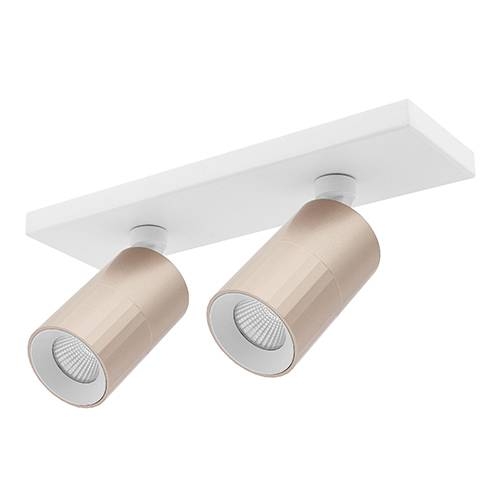Indigo Lighting - AUREA 2 C 2x6W 2x715Lm 38° DIM Mat wit Roze - WA25782