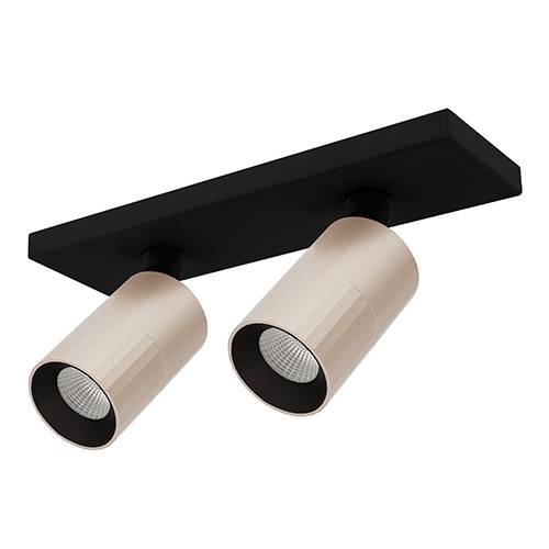 Indigo Lighting - AUREA 2 C 2x6W 2x715Lm 38° DIM Mat zwart Roze - WA25783