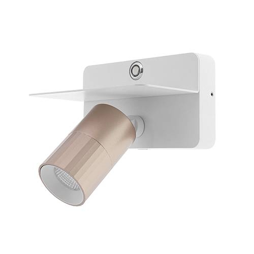Indigo Lighting - AUREA 3 W 7W 625Lm 38° DIM Mat wit Roze - WA26082