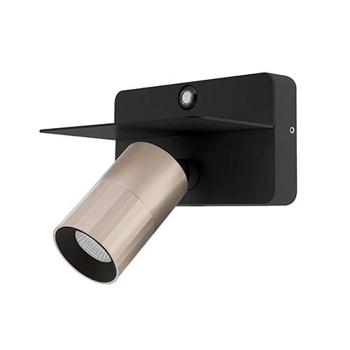 Indigo Lighting - AUREA 3 W 7W 625Lm 38° DIM Mat zwart Roze - WA26083