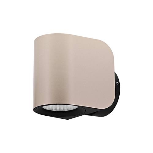 Indigo Lighting - SNOOP 10W 1050Lm 38° IP54 DIM Mat zwart Roze - WA26283