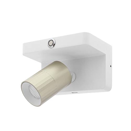 Indigo Lighting - AUREA 4 W 7W 625Lm 38° DIM Mat wit Champagne - WA26349