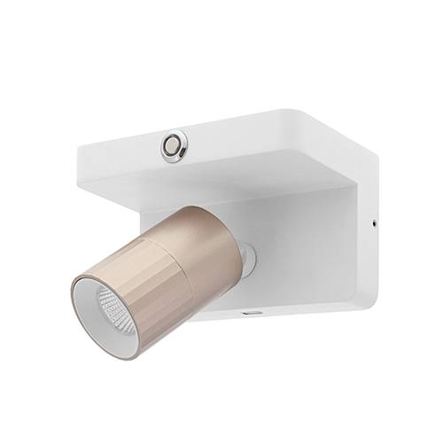 Indigo Lighting - AUREA 4 W 7W 625Lm 38° DIM Mat wit Roze - WA26382