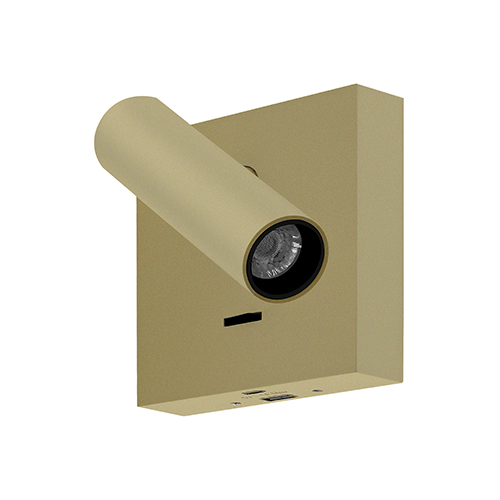 Indigo Lighting - LUSY S 6,3W 3000K 475Lm 34° Geborsteld messing - WA278WW61
