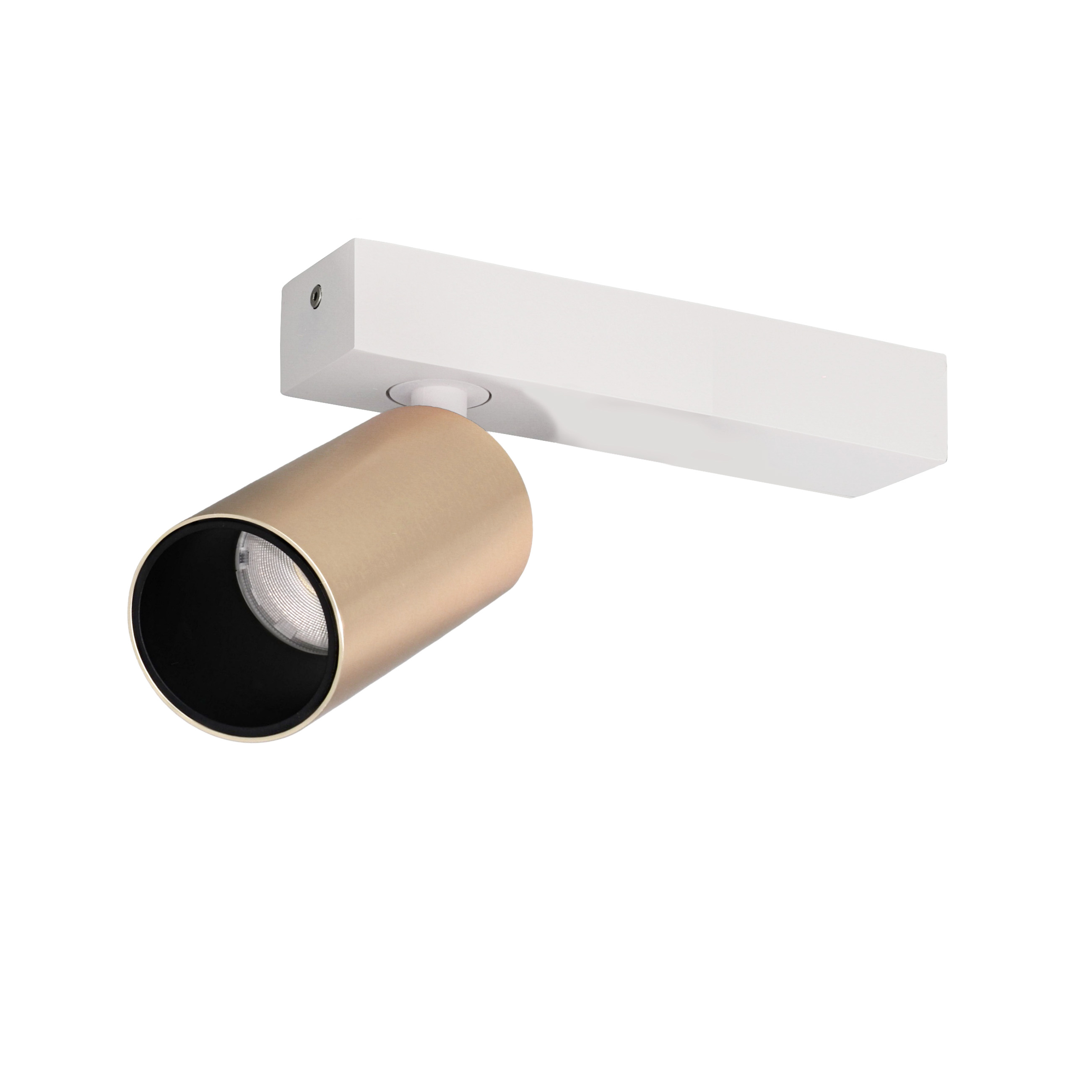 Indigo Lighting - OLYN 1 W 15W 1820Lm 36° DIM Mat wit Geborsteld roze - WA28751