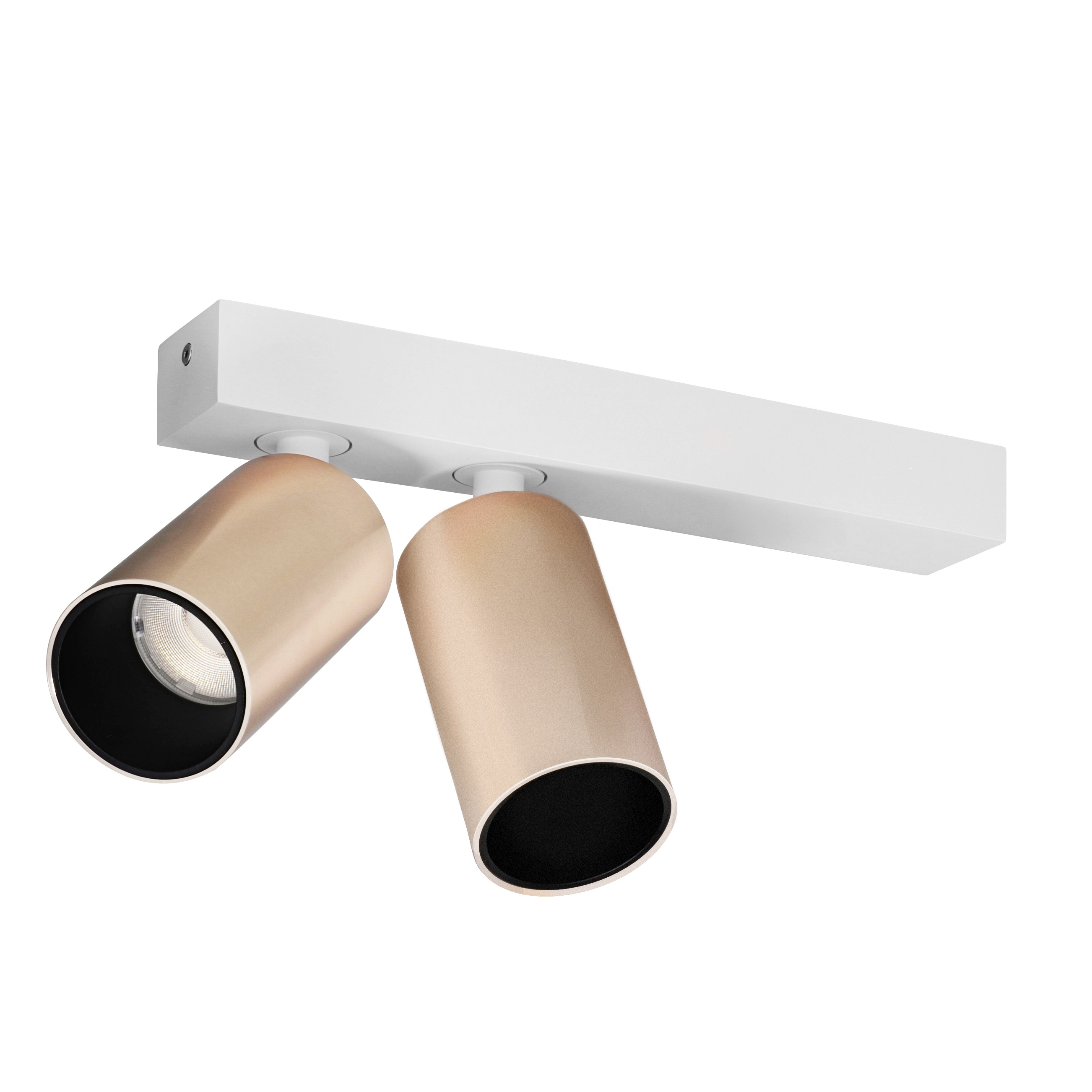 Indigo Lighting - OLYN 2 C 30W 3640Lm 36° DIM Mat wit Geborsteld roze - WA28851