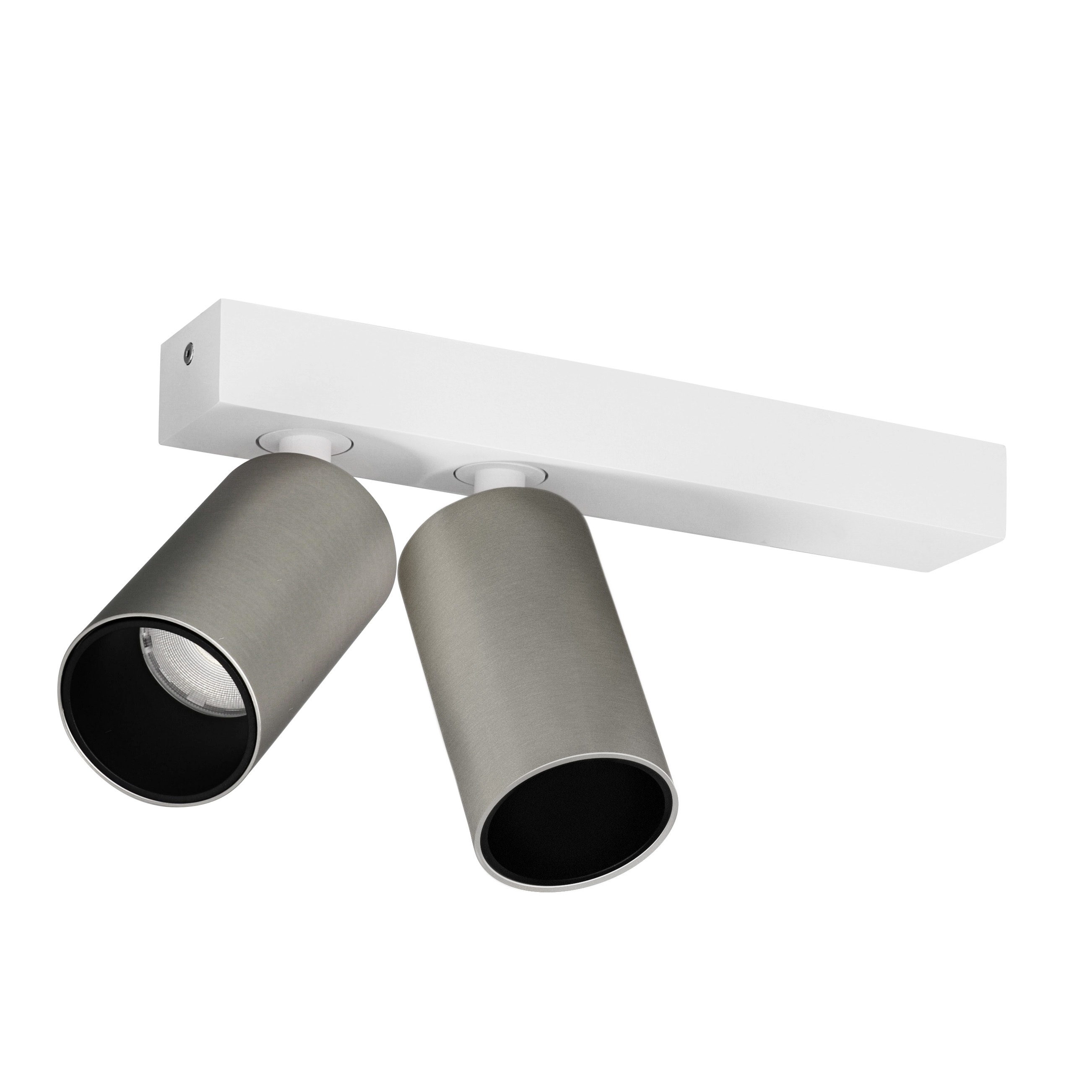 Indigo Lighting - OLYN 2 C 30W 3640Lm 36° DIM Mat wit Geborsteld nikkel - WA28856