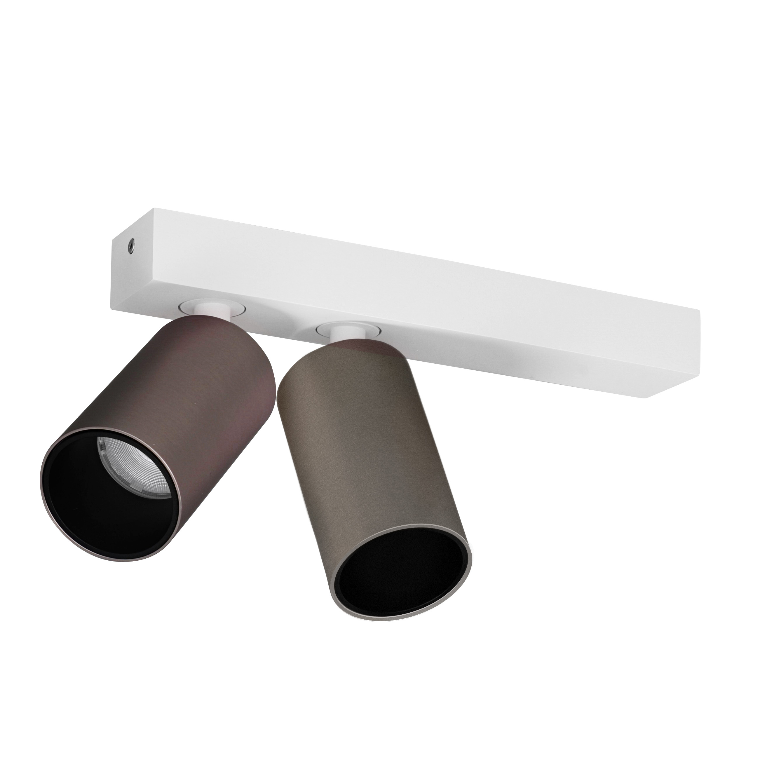 Indigo Lighting - OLYN 2 C 30W 3640Lm 36° DIM Mat wit Satijn brons - WA28865