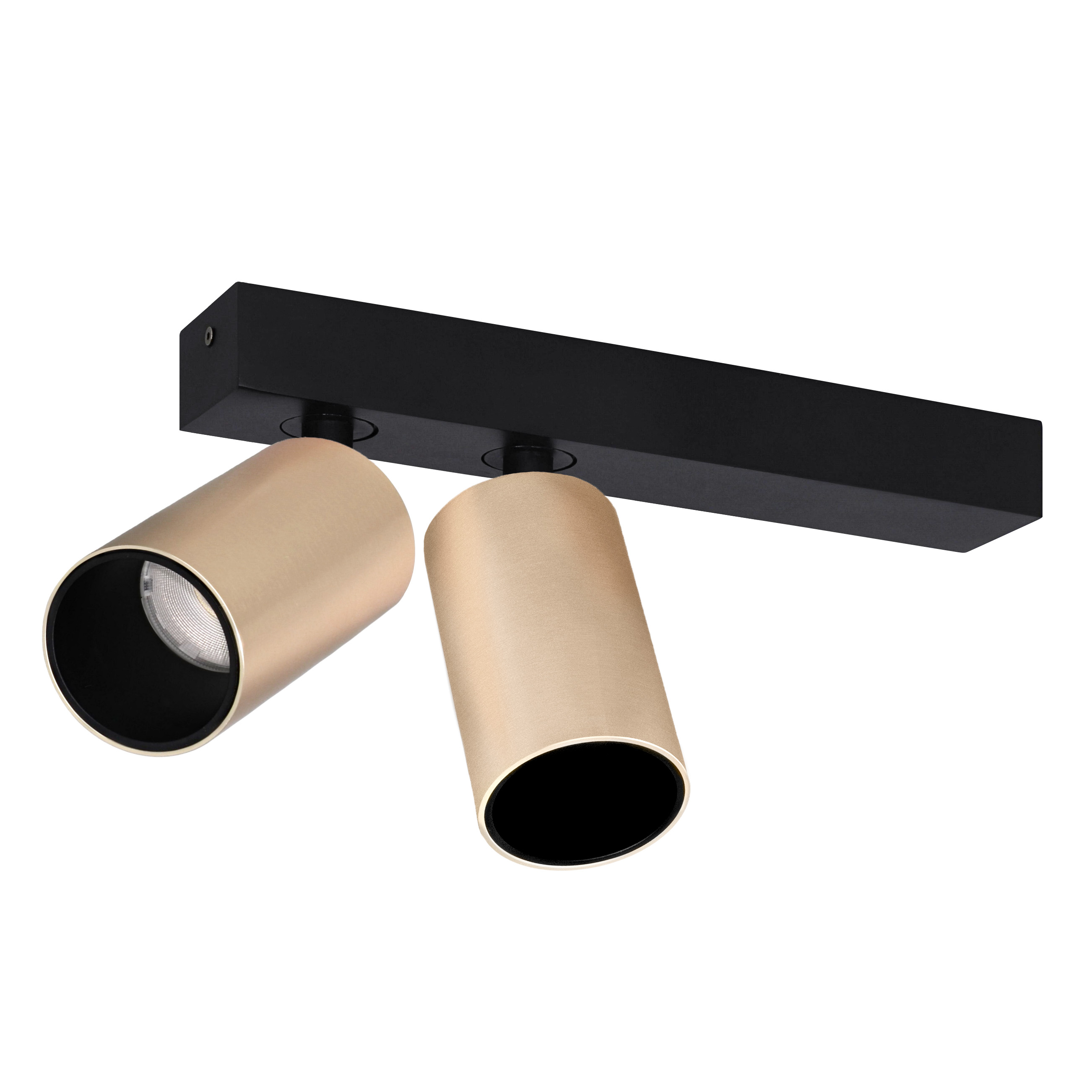 Indigo Lighting - OLYN 2 C 30W 3640Lm 36° DIM Mat zwart Geborsteld roze - WA28867