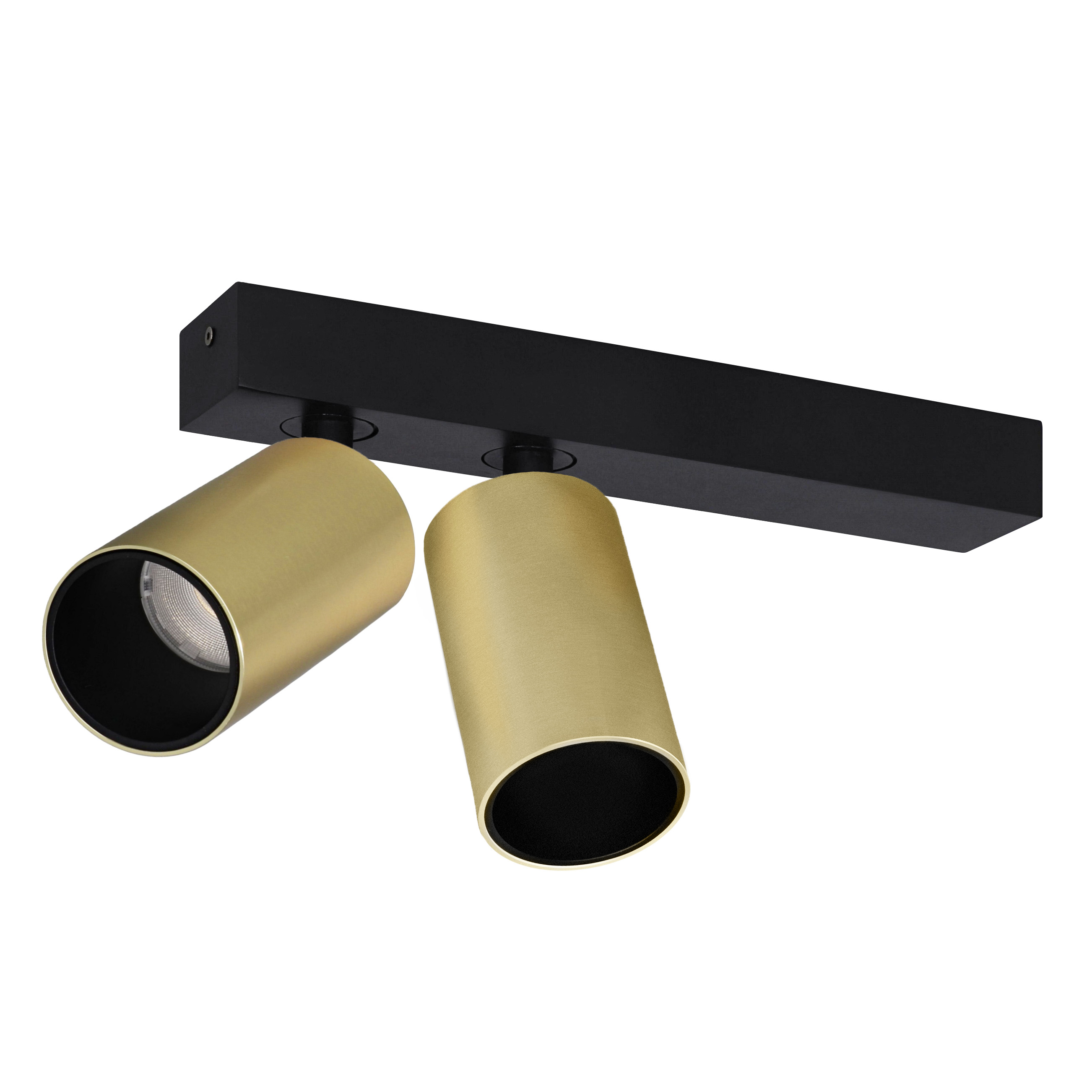 Indigo Lighting - OLYN 2 C 30W 3640Lm 36° DIM Mat zwart Geborsteld goud - WA28868