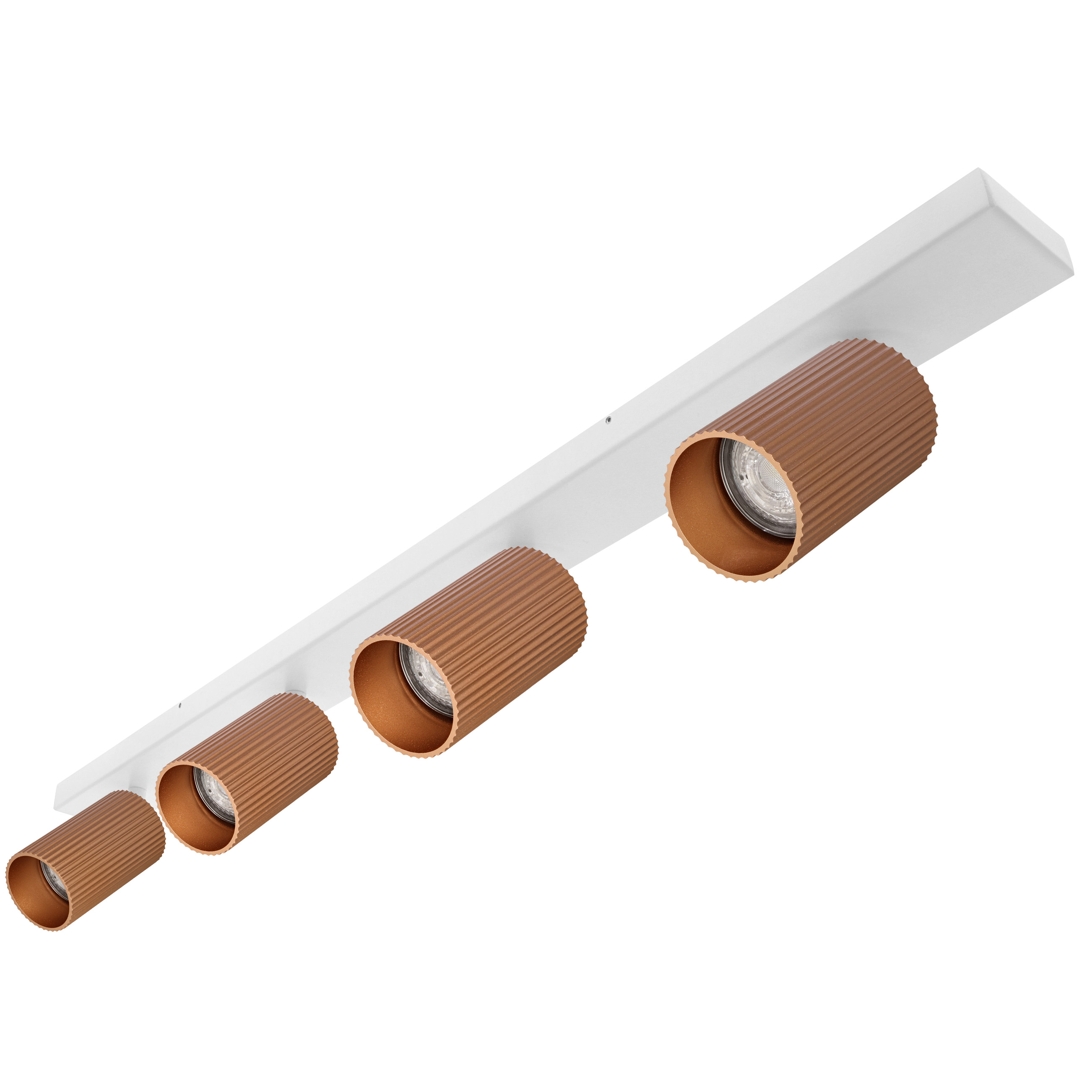 Indigo Lighting - TESSERA 4 C GU10 MAX4x10W PAR16 Mat wit Goud roze - WA33402