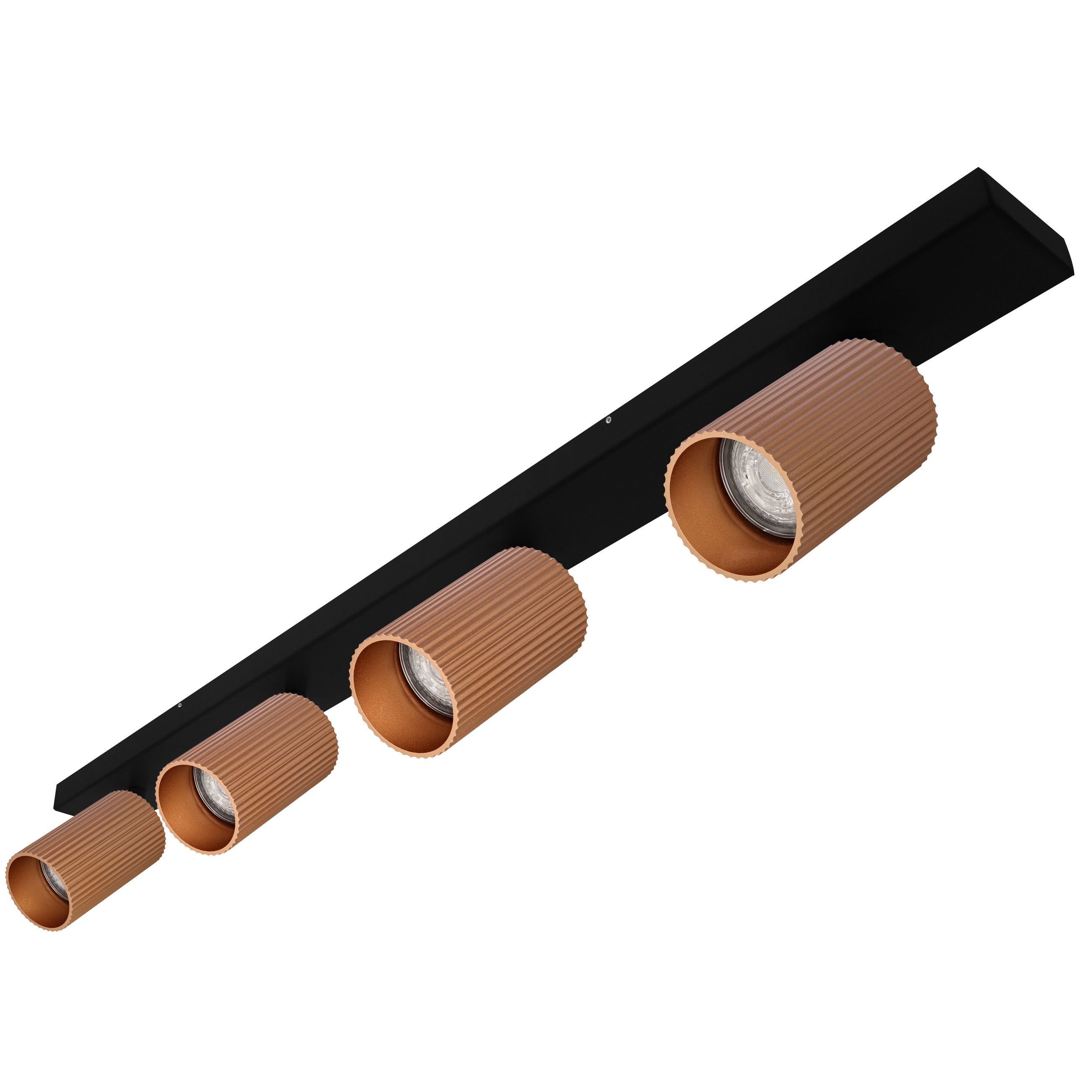 Indigo Lighting - TESSERA 4 C GU10 MAX4x10W PAR16 Mat zwart Goud roze - WA33406