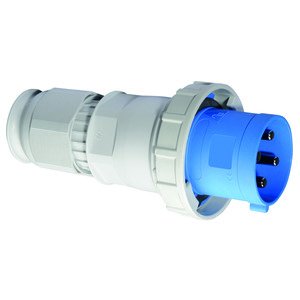 cee stekker 125A 3P+A 230V IP67 schroefaansluiting+multigrip