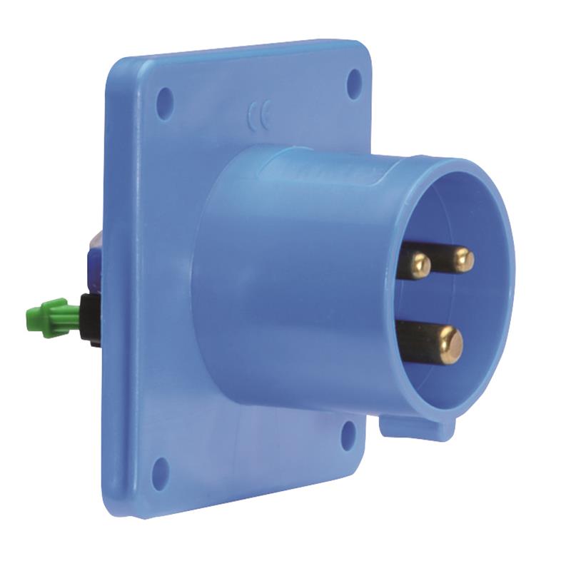 inbouw cee stopcontact 16A 2P+A 230V IP44, quick-connect