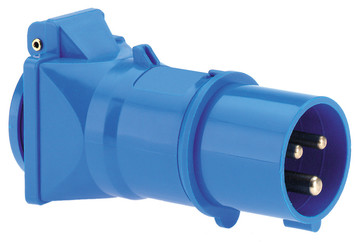 ADAPTOR stekker CEE 16A 3P 230V naar stopcontact 2P+A 230V B