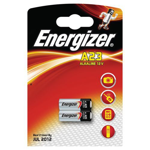2 batterijen Energyzer LR 12V