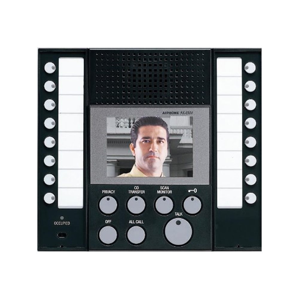 8-kanaals hoofdpost met monitor