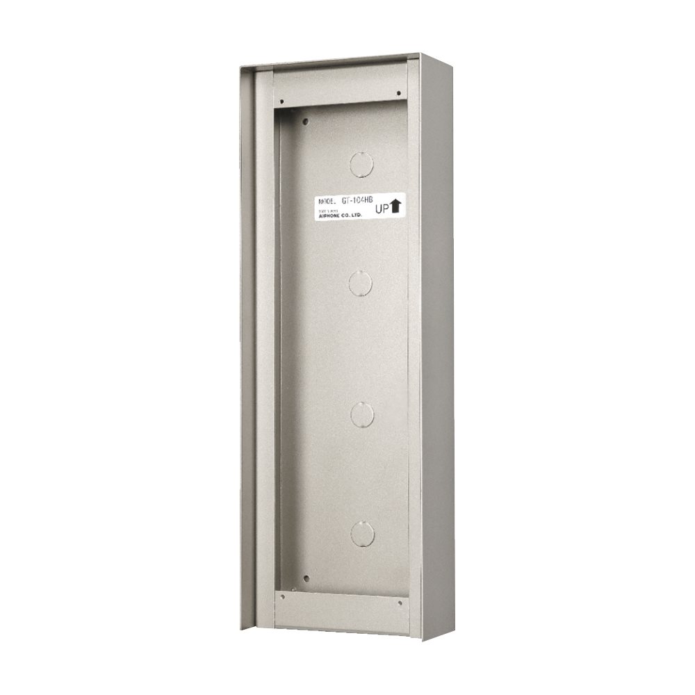 Opbouwbeh. met regenkap voor 1x4 modules