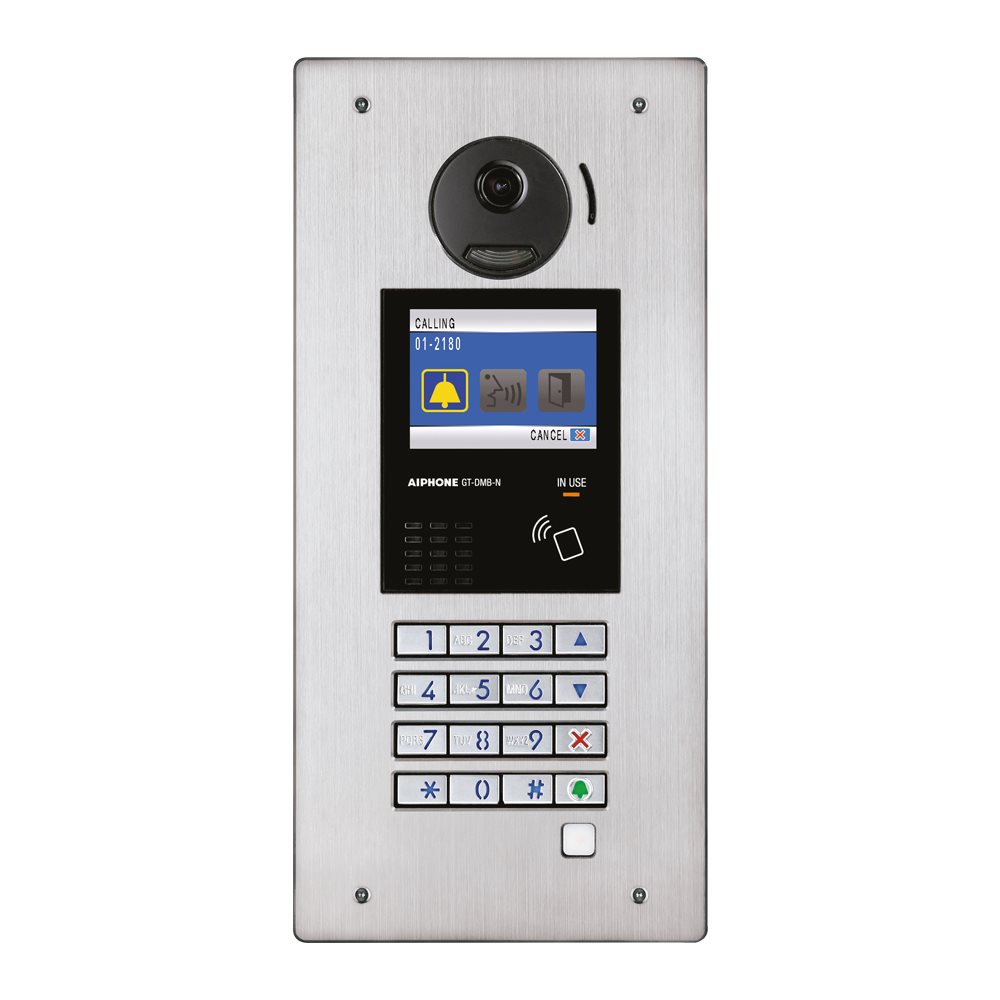 Aiphone - Inox deurpost met 170° camera & 3,5" kle - A01007981