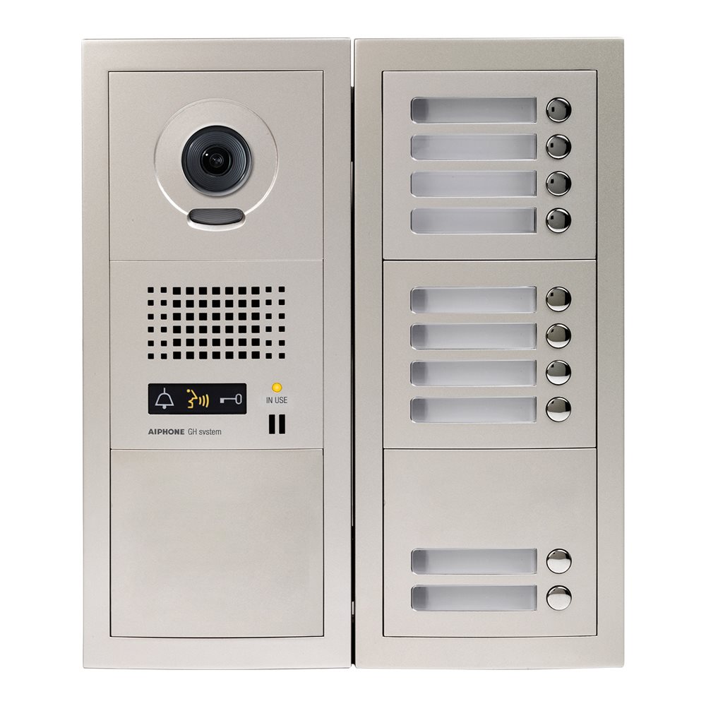 Aiphone - Samengestelde GT video deurpost met 10 d - A01007912