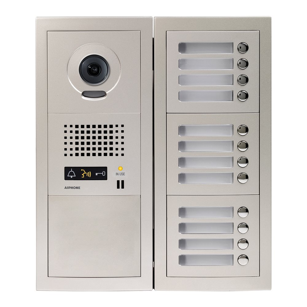 Aiphone - Samengestelde GT video deurpost met 12 d - A01007914