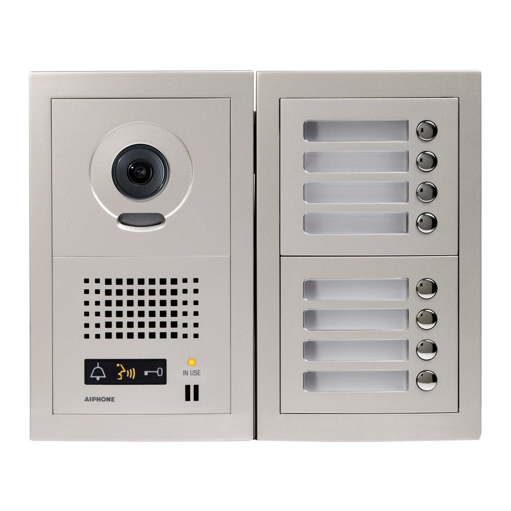 Aiphone - Samengestelde GT video deurpost met 8 dr - A01007922