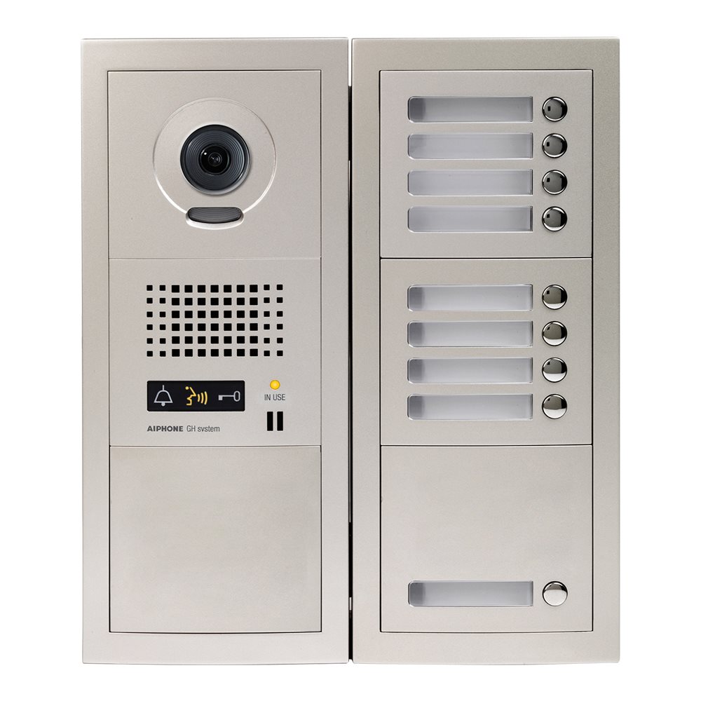 Aiphone - Samengestelde GT video deurpost met 9 dr - A01007923
