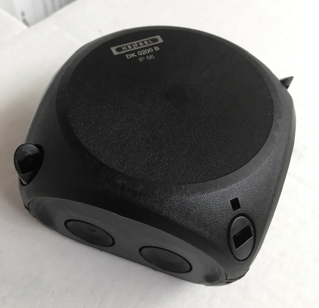 DK AFTAKDOOS LEEG 1.5-2,5mm² 93x93x62 ZWART