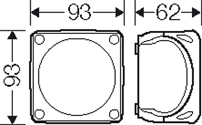 Hensel DK0202GZ: Aftakdoos met klem 1.5-2.5mm² - Image 2