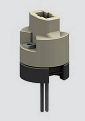 Huppertz 227TF-140: HALOGEENFITTING G9 MET DRAAD