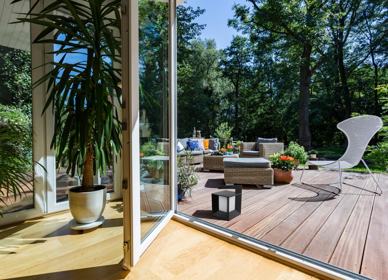 Indigo OU343WW24: Mobiel verlichtingsarmatuur - NARA 18W 1000Lm 3000K IP65 ANTRACIET - Image 2