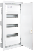 Solera - inbouwkast 42 modules, witte metalen deur - MP42