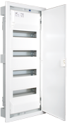 Solera - inbouwkast 56 modules, witte metalen deur - MP56