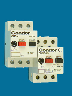 Condor - CMS 0,63 motorbeveiliger 0,4 0,63A - MT4