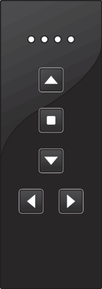 Niko 05-318: Afstandsbediening met 5 kanalen en 3 bedieningsknoppen - Image 2