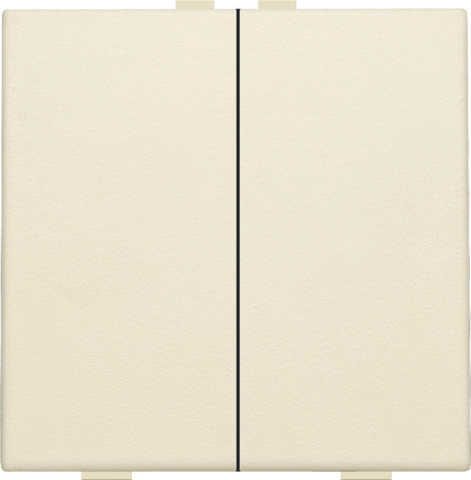 Tweevoudige drukknop voor Niko Home Control, cream